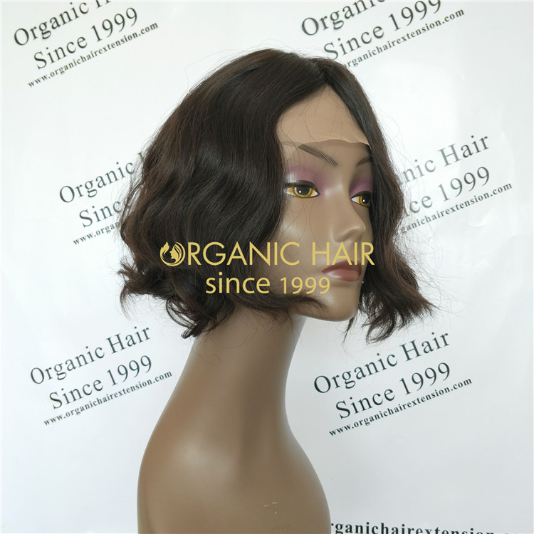 Wholesale factory price 100% European Hair short Jewish Kosher Wig  A22